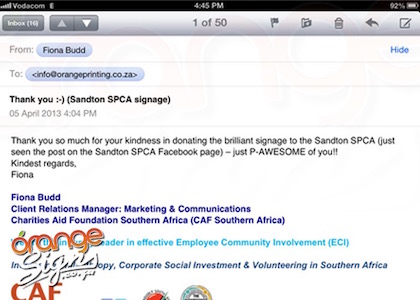 Orange Loves Pro Bono Charity Work