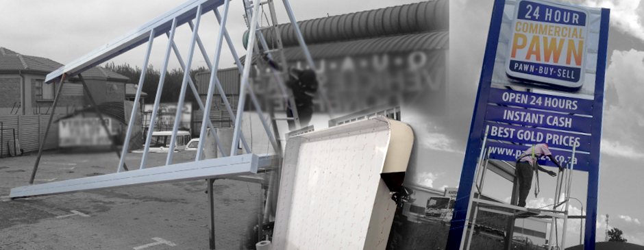 Pylon and tower signs custom made for retail and commercial