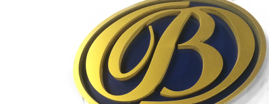 Laser cut and routered 3D signs custom made